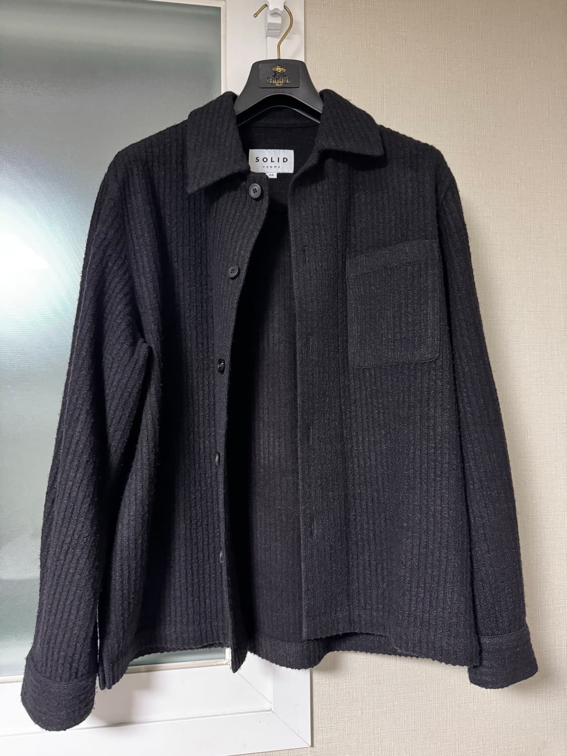 솔리드옴므 테리 니트 셔츠 자켓 46 solidhomme 상품이미지1