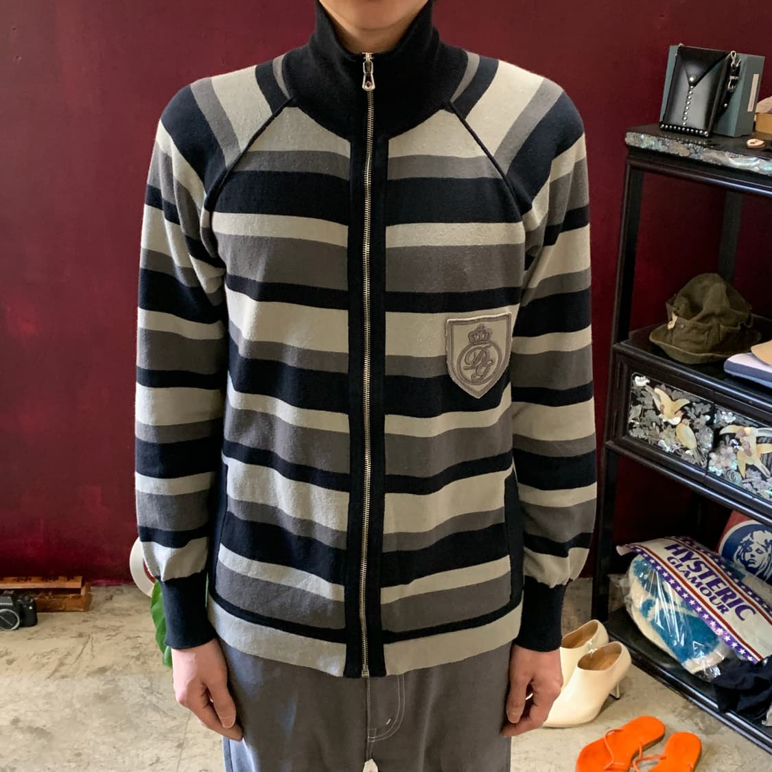 돌체앤가바나 드라이버 니트 집업 상품이미지6