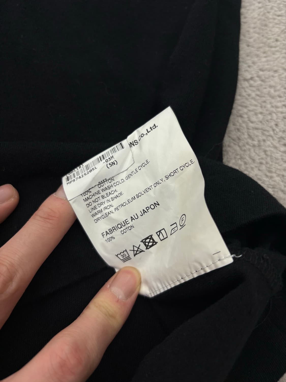 꼼데가르송 플레이 티셔츠 상품이미지4