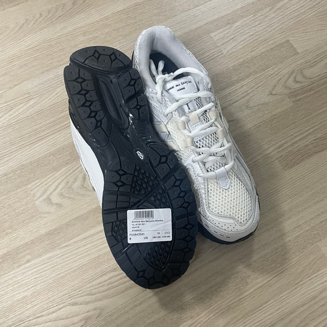 뉴발란스 꼼데가르송 1906R 화이트 8(260)사이즈 상품이미지4