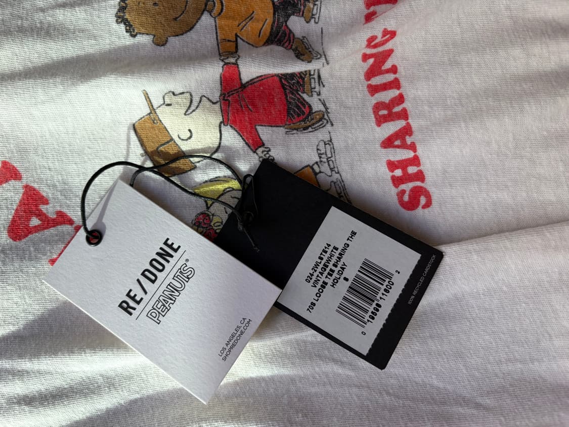 RE/DONE 스누피 티셔츠 S 상품이미지5