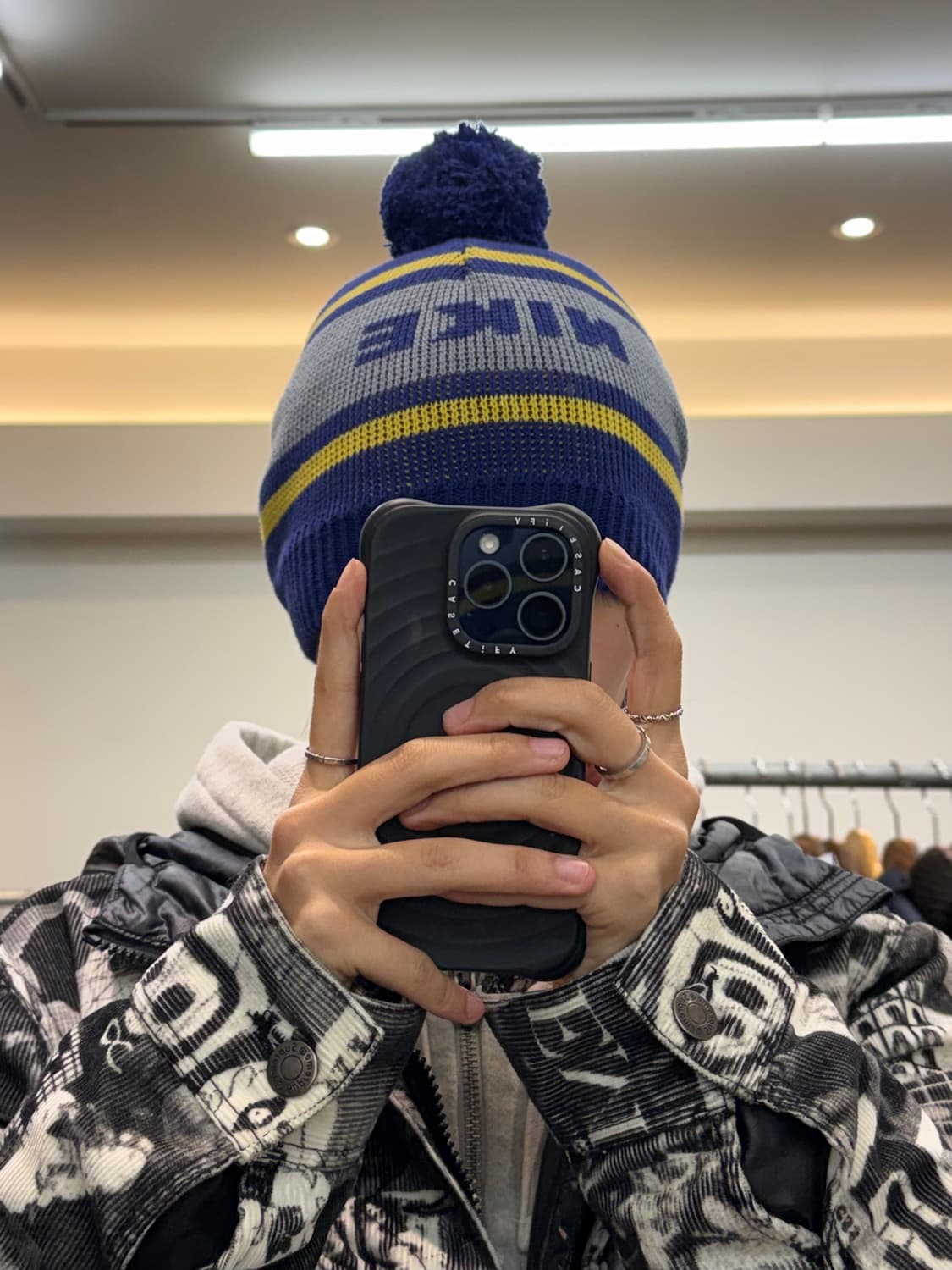 나이키 배색 방울비니 상품이미지5