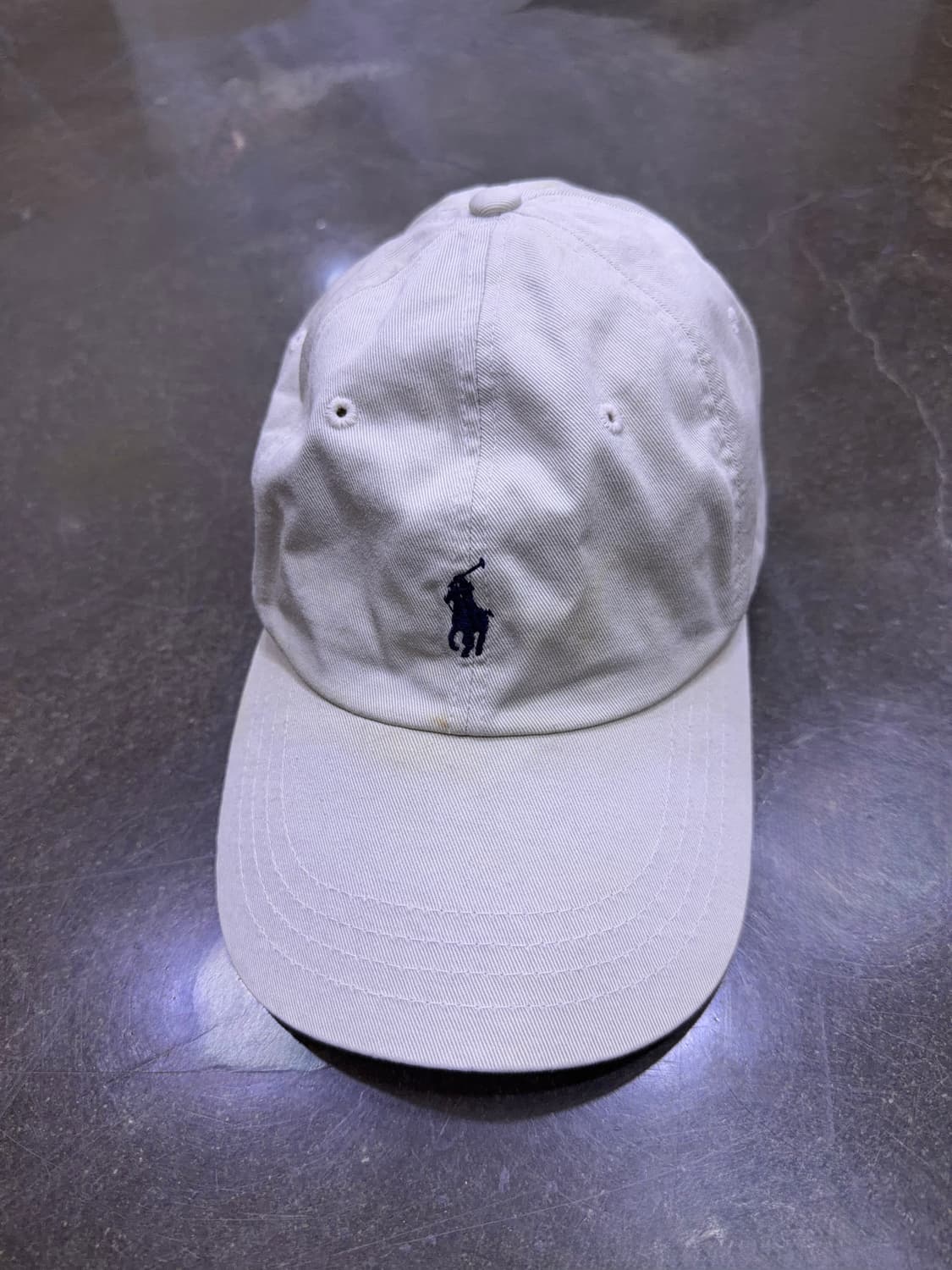 폴로 랄프로렌 포니 자수 아이보리 베이지 볼캡 상품이미지2