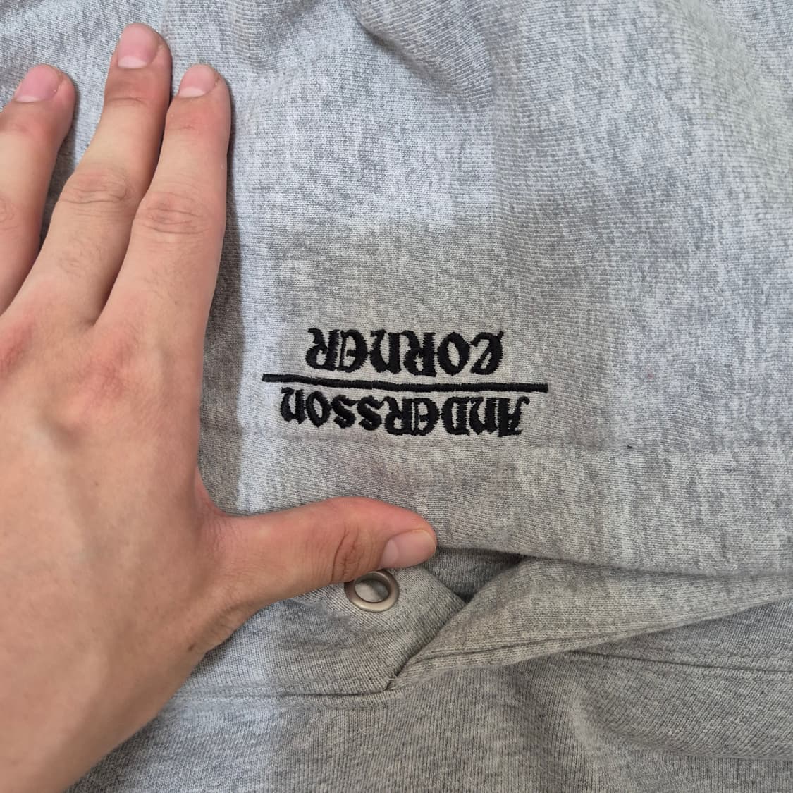 앤더슨벨 코너 리미티드 빅로고 후드티 상품이미지5