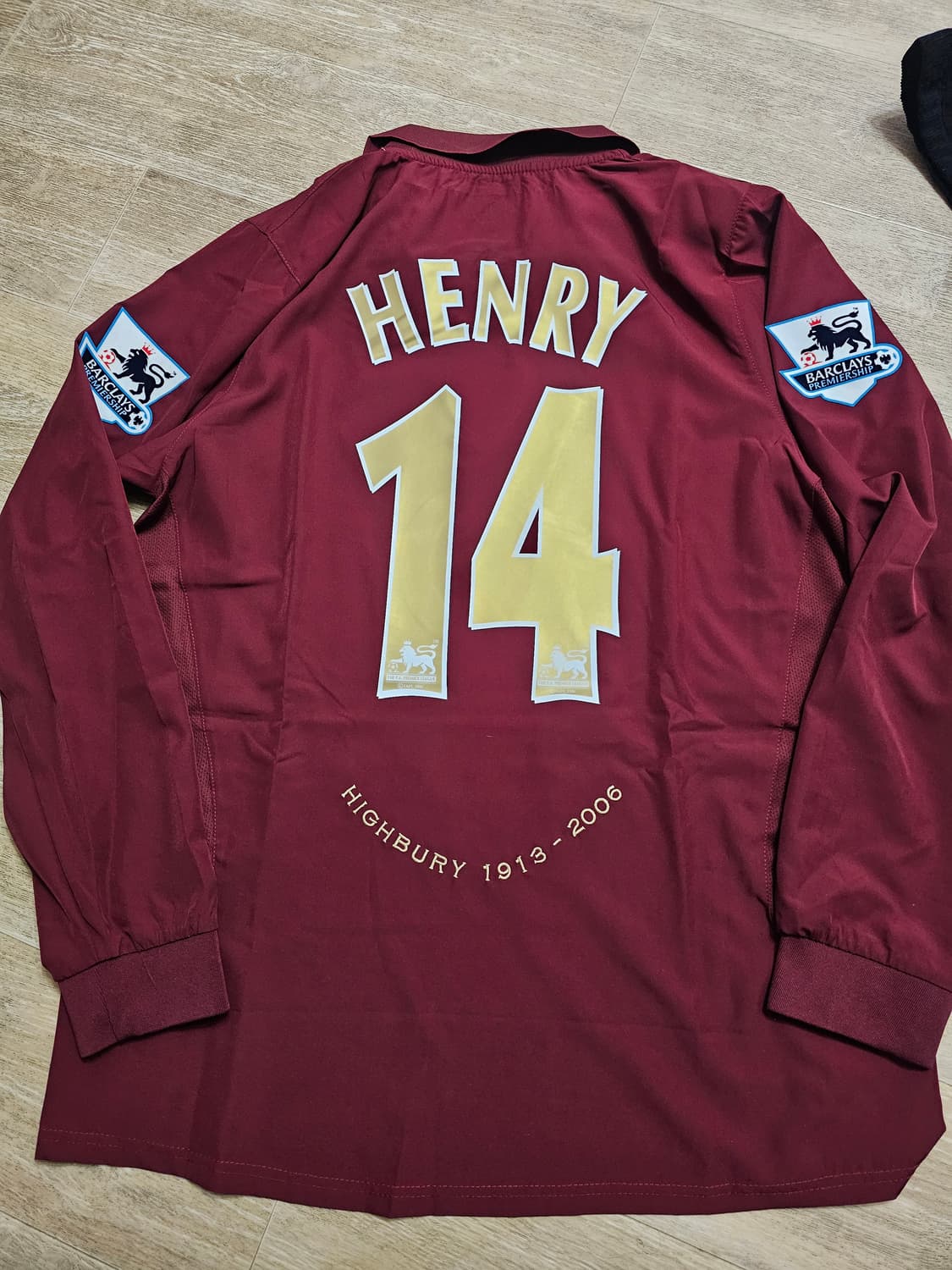 아스날 티에리 앙리 마킹 빈티지 유니폼 레트로 유니폼 상품이미지5
