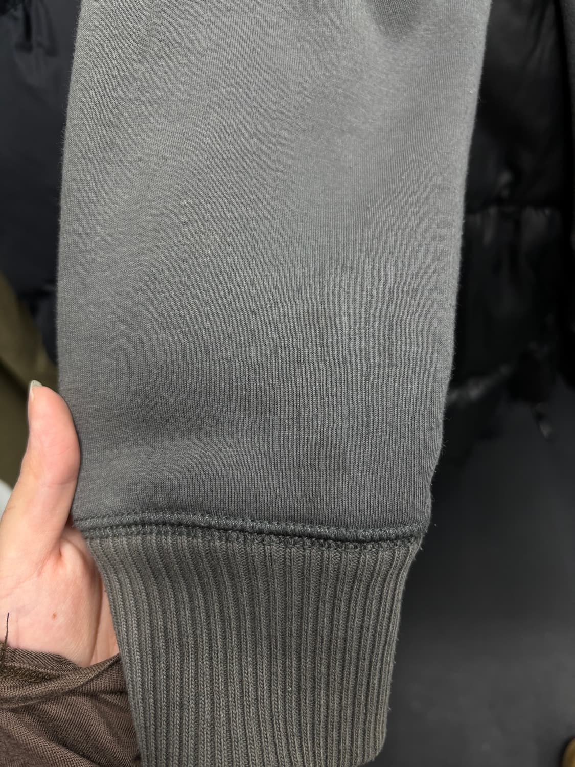 GAP 쉐르파 그레이 후드집업 상품이미지8