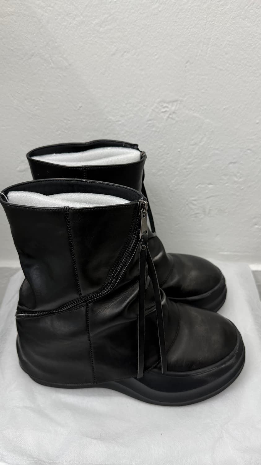 다이닛 지퍼 커브드 라인 플랫폼 부츠 상품이미지6