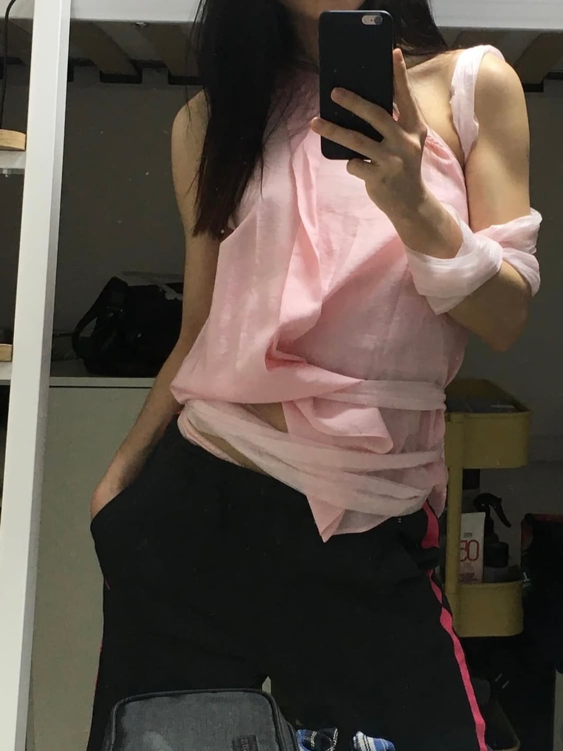 홀터넥 나시 상품이미지2