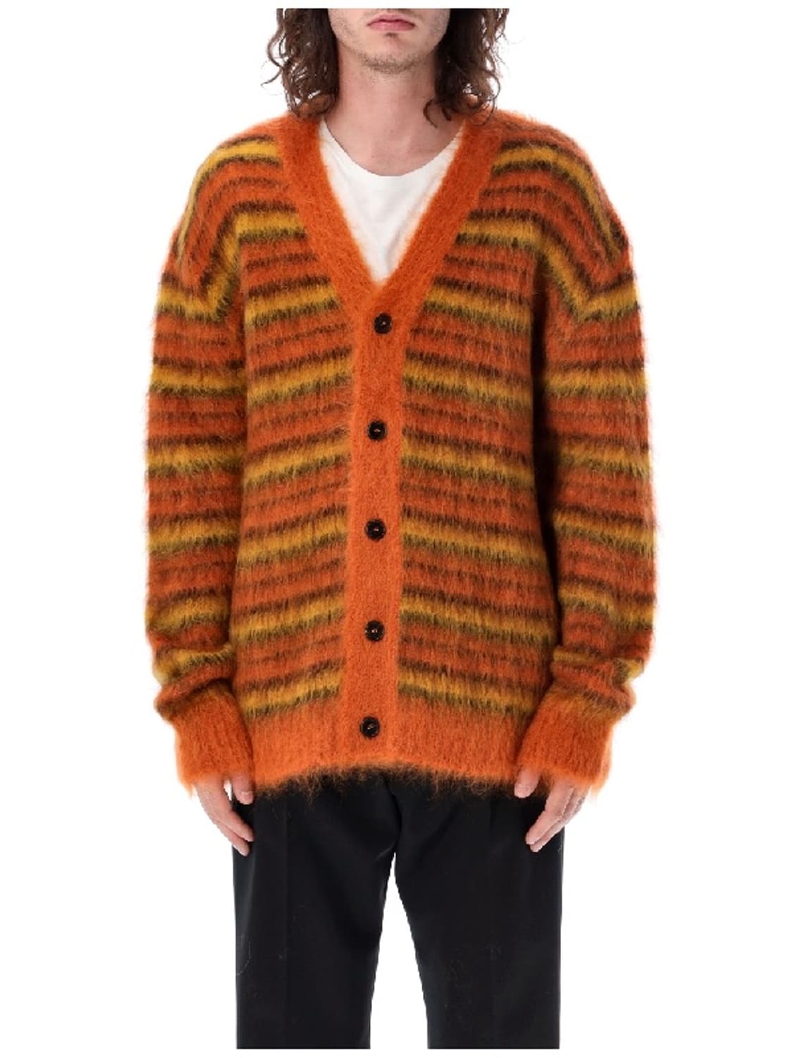 마르니 스트라이프 모헤어 가디건 48사이즈 상품이미지4
