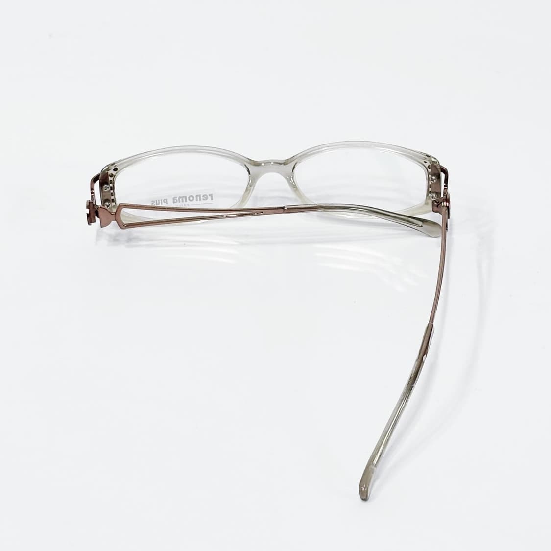 RENOMA 클리어 큐빅 뿔테 데드스탁 빈티지안경 상품이미지4
