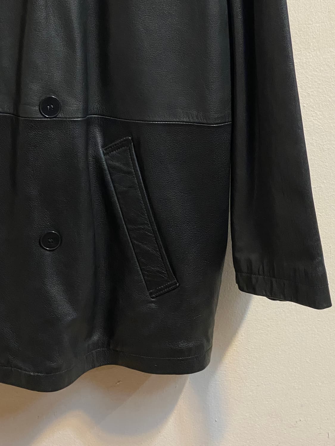 캘빈클라인 가죽 더블 자켓 상품이미지4