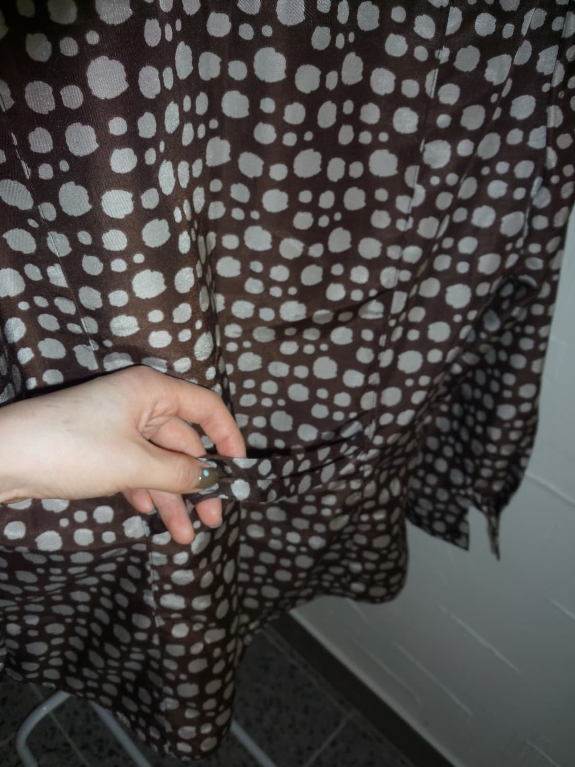 Brown dot overfit jacket 상품이미지8