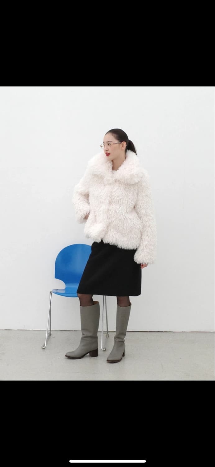 포니테일 shaggy faux fur jacket 퍼자켓 상품이미지2