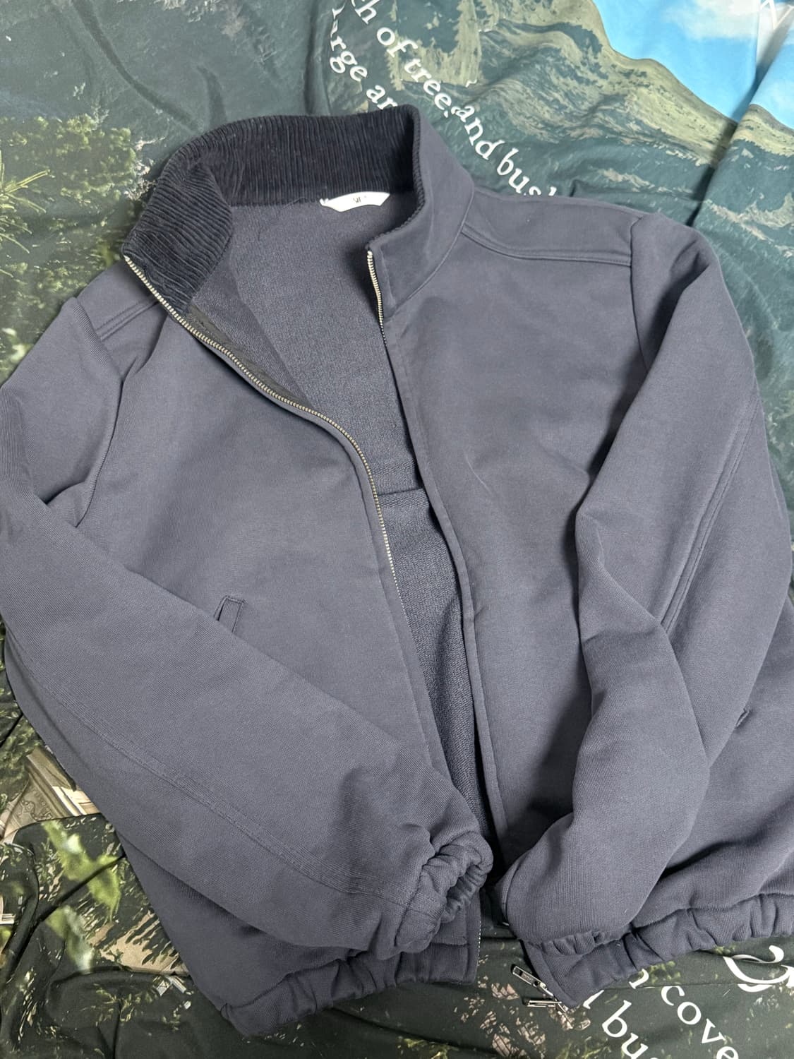 STU 프렌치 테리 자켓 네이비 상품이미지6