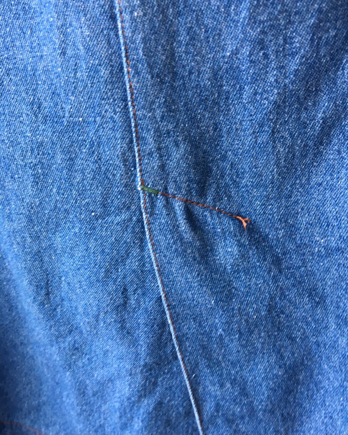 Back layer point denim skirt 상품이미지4