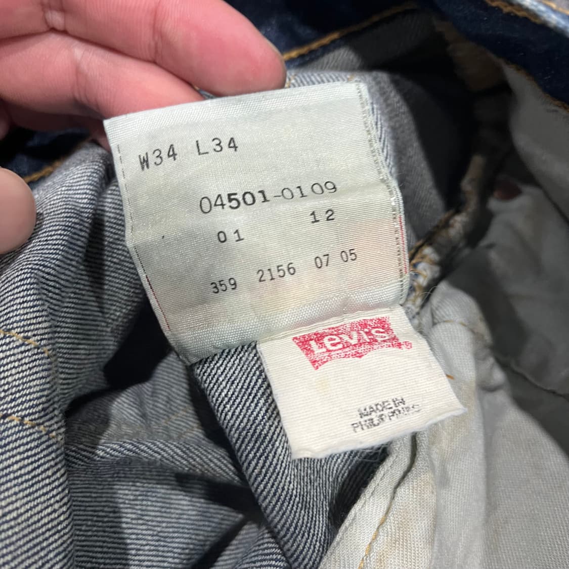 리바이스 501 데님팬츠 상품이미지8