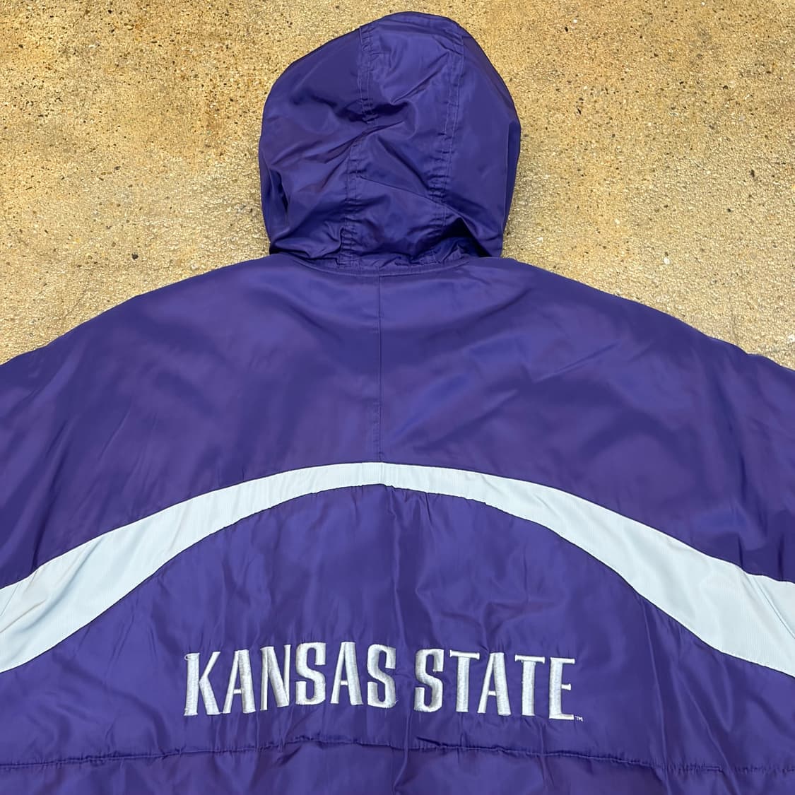 레어 90s 미국 빈티지 나이키 캔자스 패딩점퍼 상품이미지9