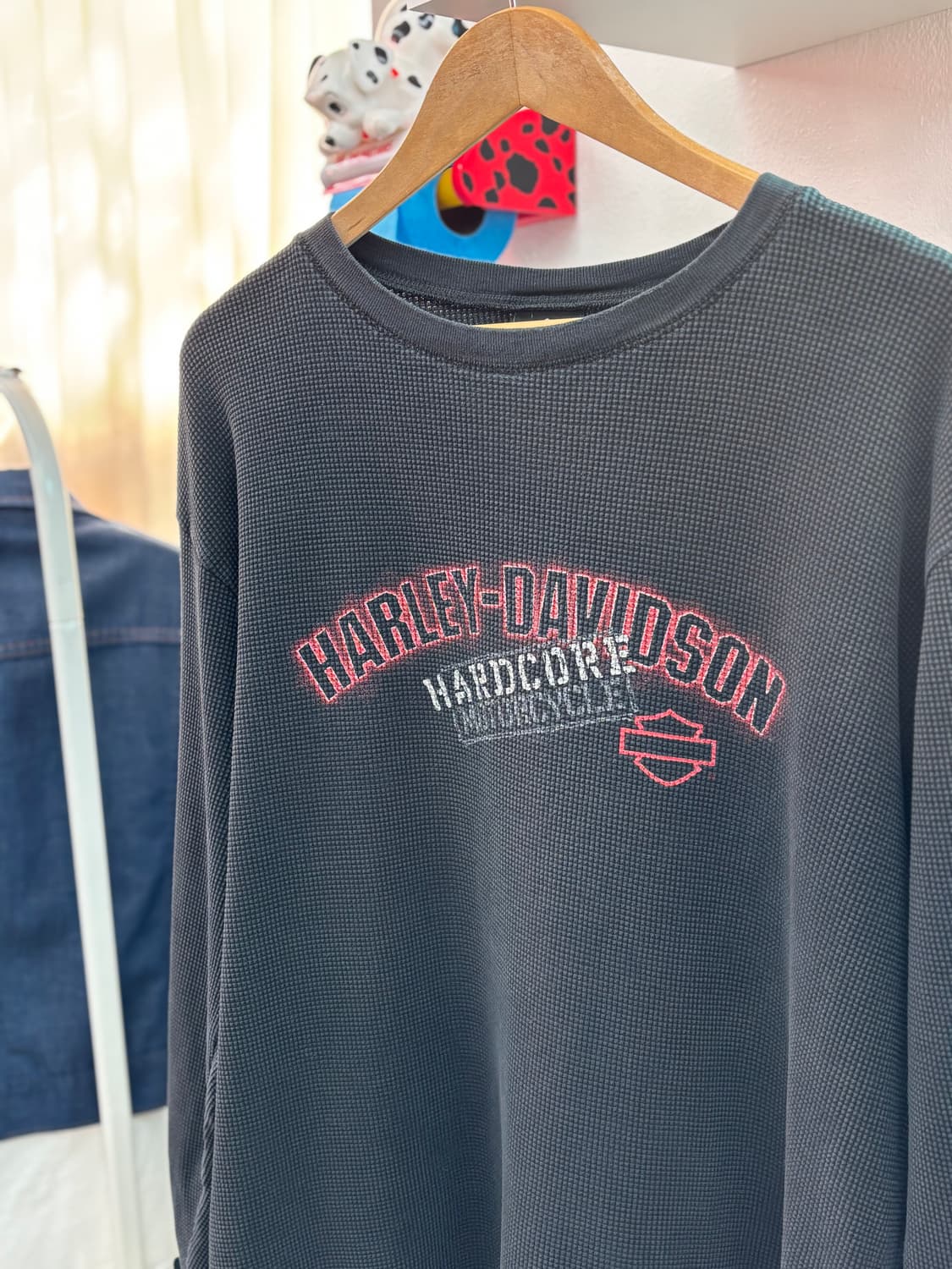 Vintage Harley Davidson Waffle T 상품이미지1