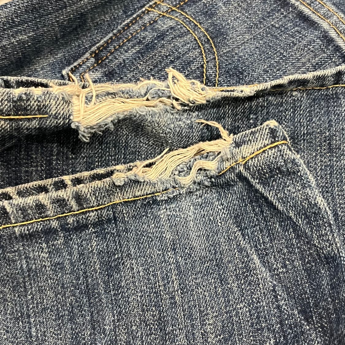 LEVI'S 리바이스 워싱 레귤러 스트레이트 데님 팬츠 상품이미지9