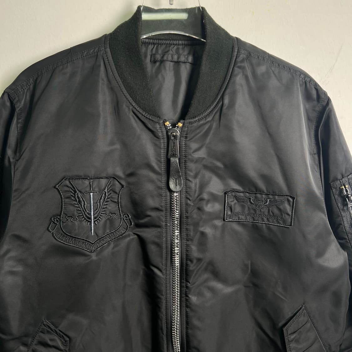 알파인더스트리 블랙 MA-1 항공점퍼 XL 상품이미지4