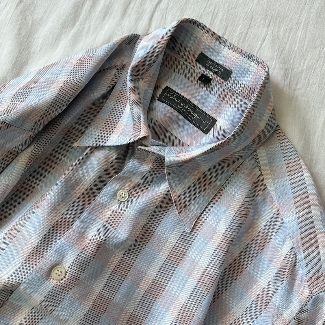  ▫️Salvatore Ferragamo Check Shirts 상품이미지8