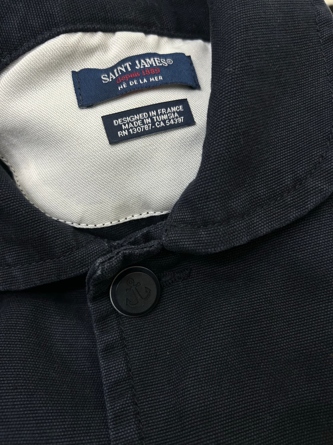 [S]세인트제임스 코튼 마린자켓/짙은네이비 상품이미지6