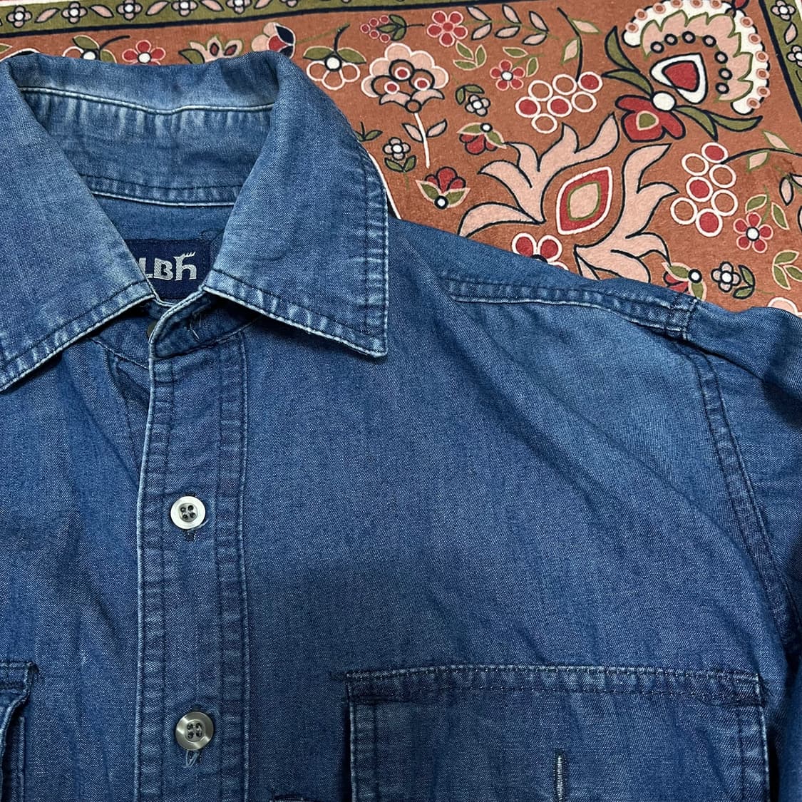 KALB 포켓 데님 셔츠 M/95 상품이미지4