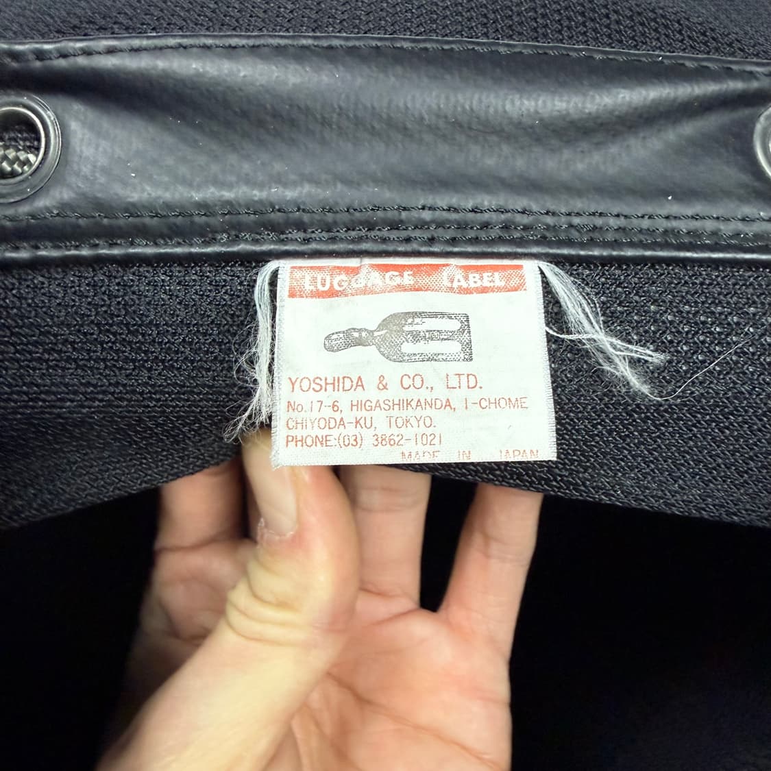 요시다포터 러기지라벨 뉴라이너 럭색 백팩 블랙 상품이미지9