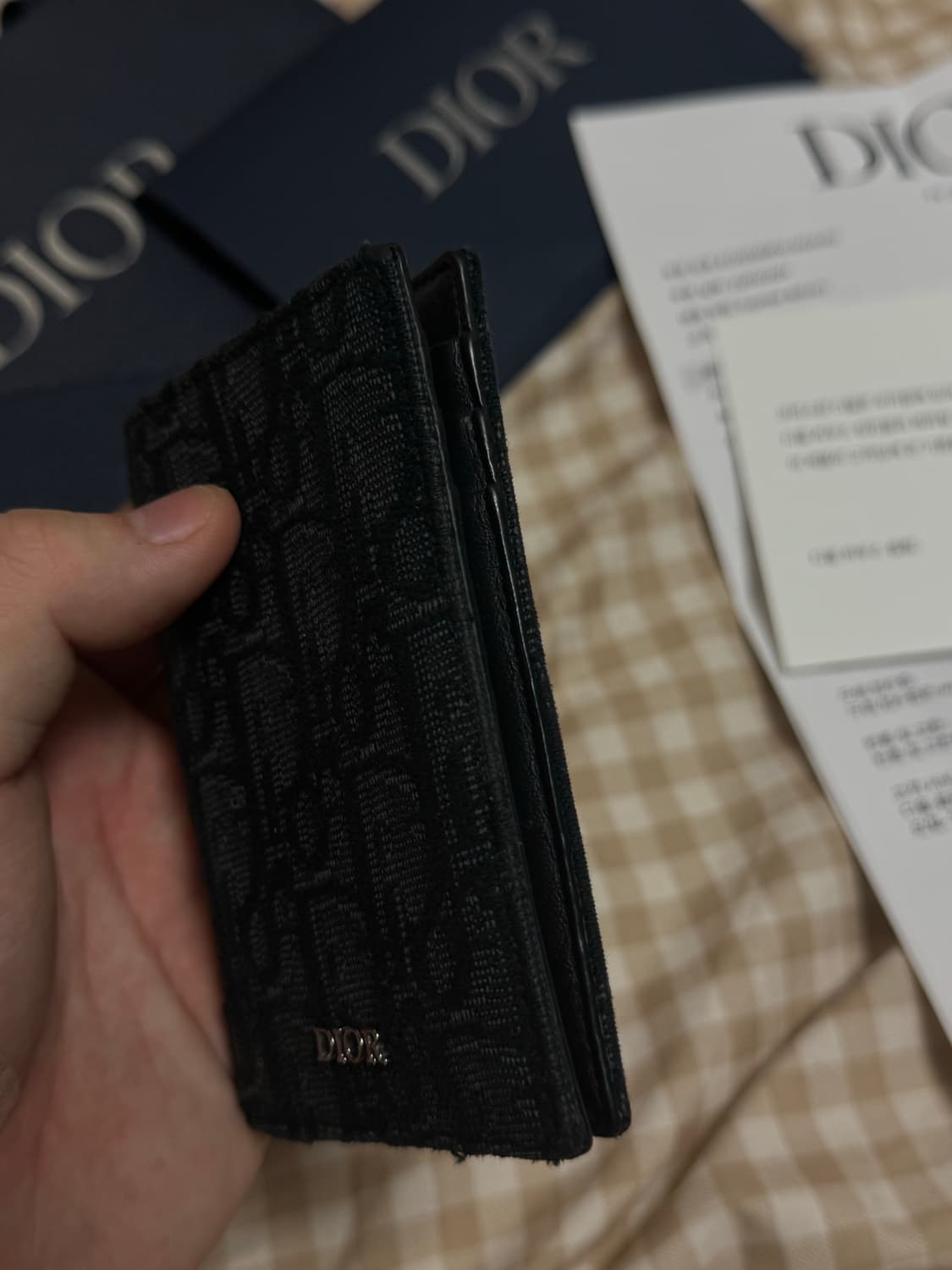 [새상품급 / 풀구성] 디올 오블리크 오거나이저 블랙 상품이미지4