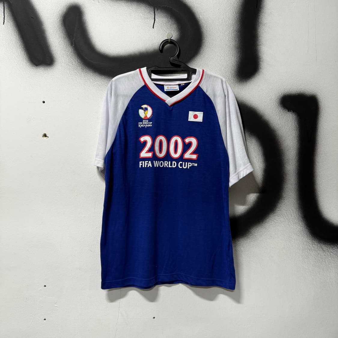 2002 한일 월드컵 배색 일본 기념 반팔 티셔츠 상품이미지1