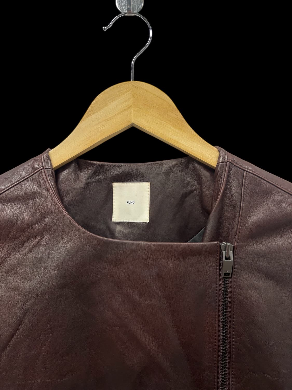 구호 KUHO 브라운 양가죽 자켓 S-M 상품이미지5