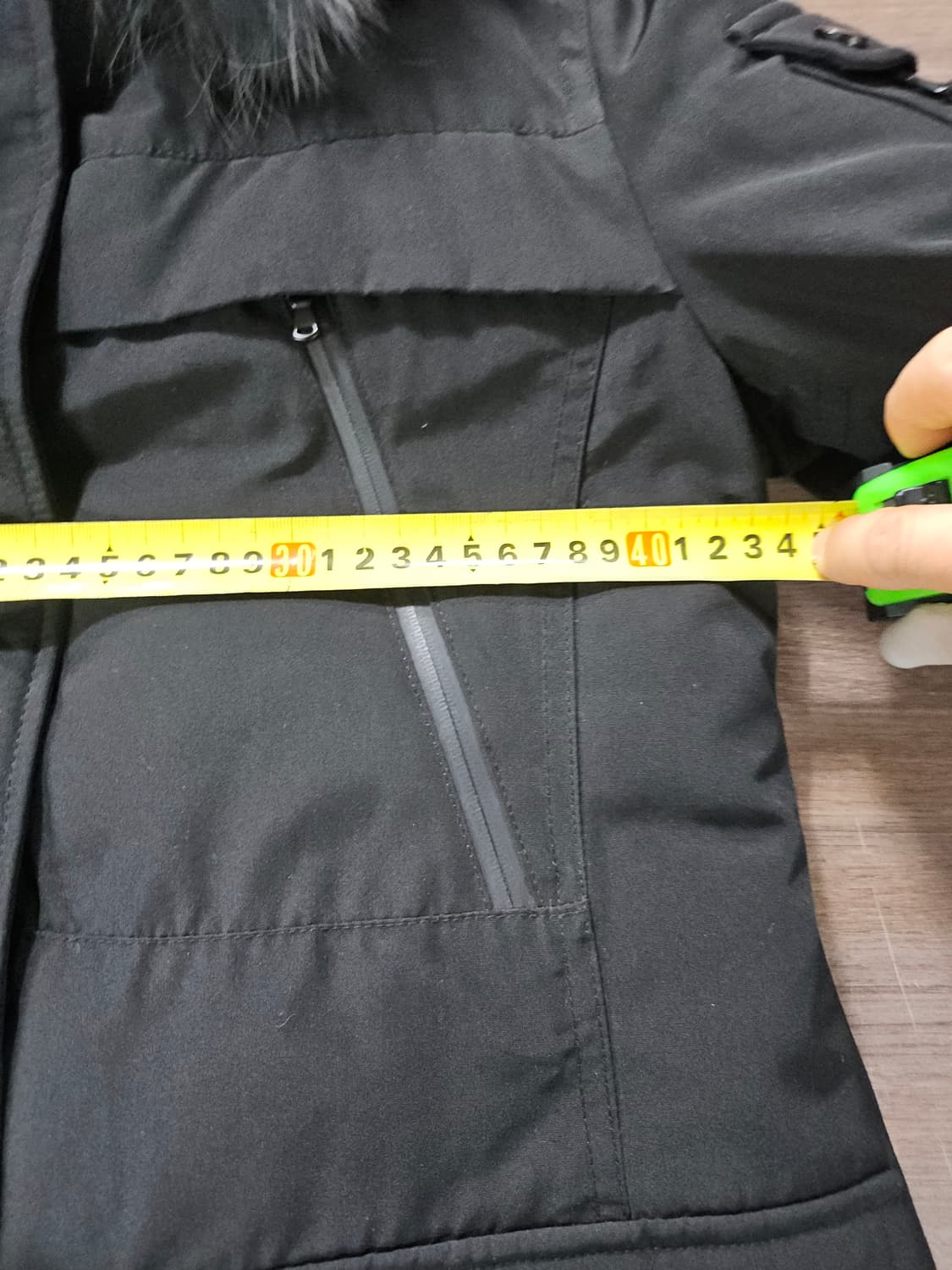 에고이스트 폭스퍼 블랙 패딩 55 후두일체형 상품이미지9