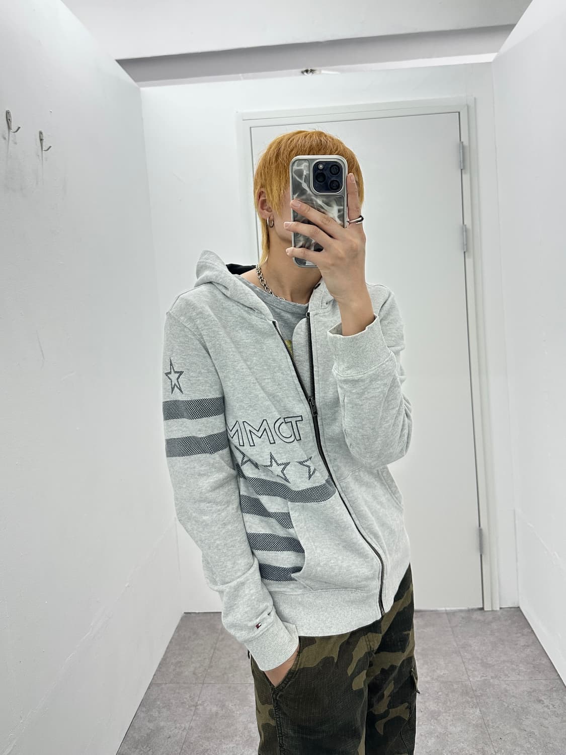 TOMMY HILFIGER star printing hood zip up 상품이미지1
