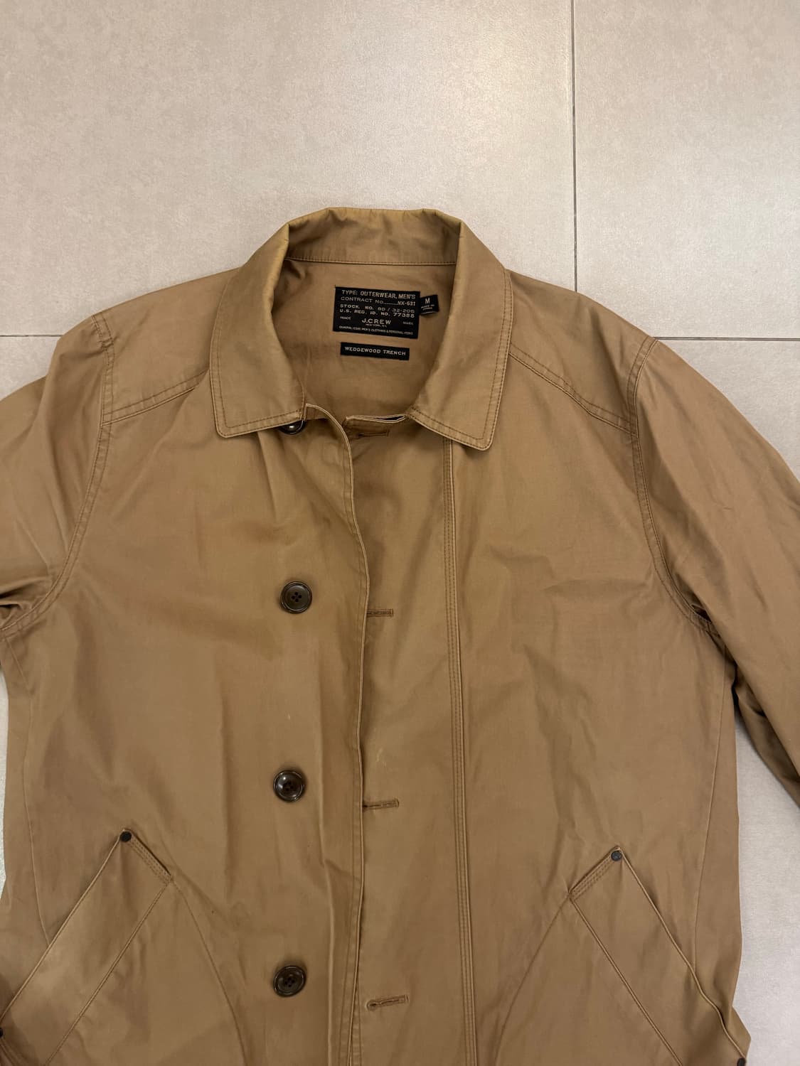 J.crew 트렌치코트 사이즈 M 상품이미지2