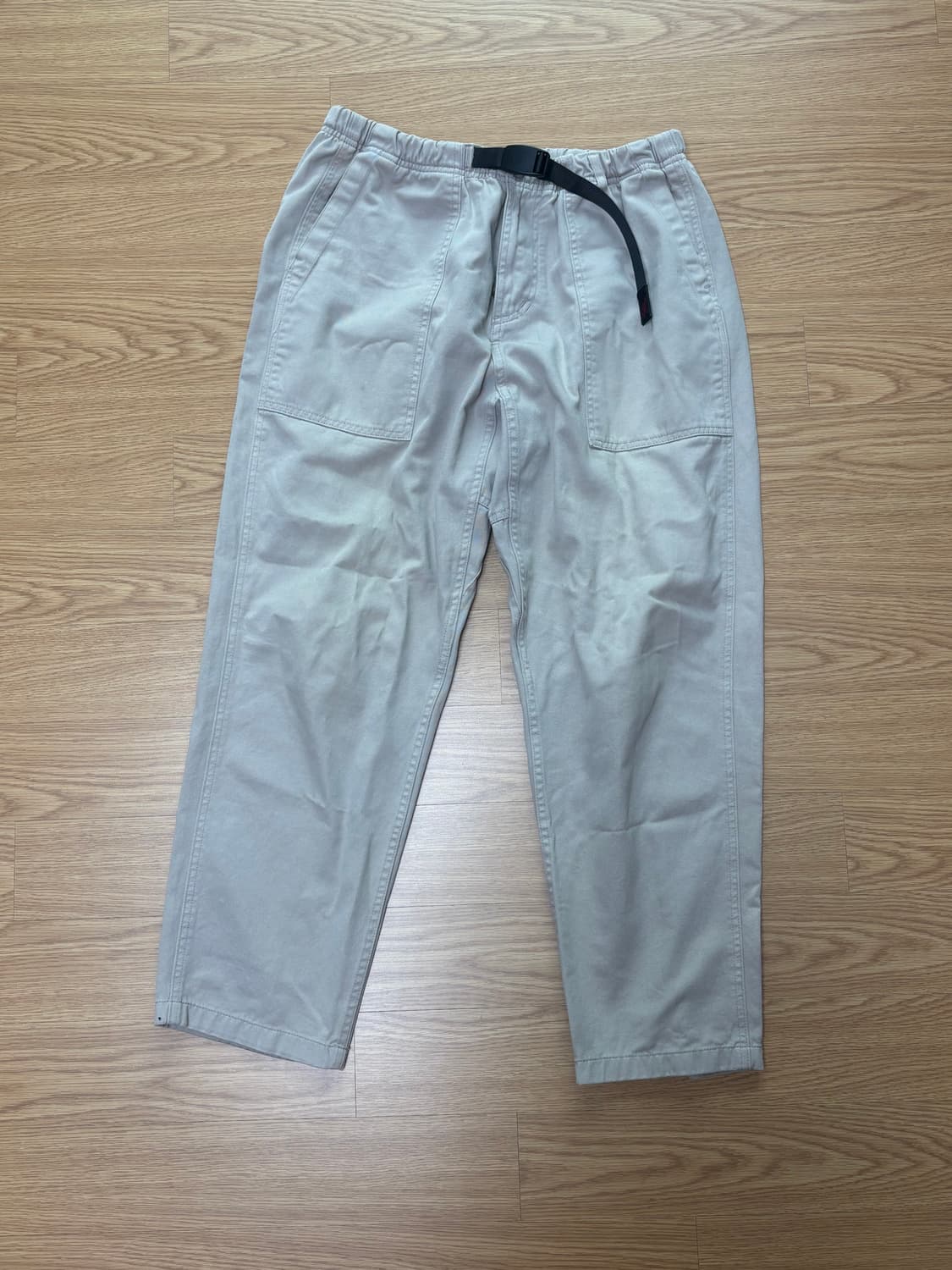 그라미치 루즈테이퍼드 팬츠 M 아이보리 상품이미지5