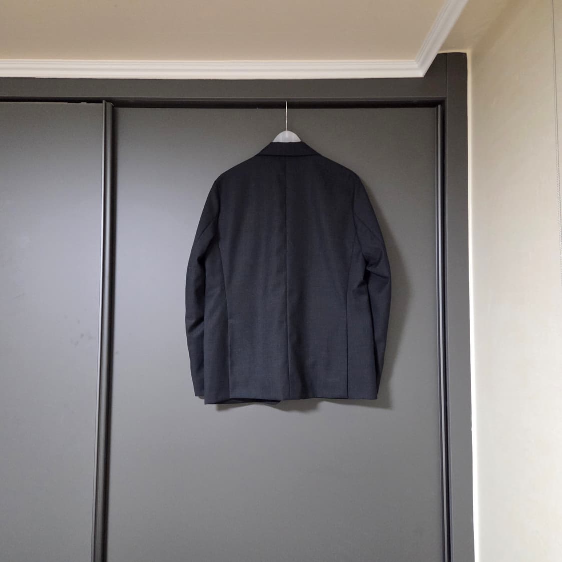 [1] 어나더오피스 레거시 울 블레이저 차콜 / 다크그레이 자켓 상품이미지2