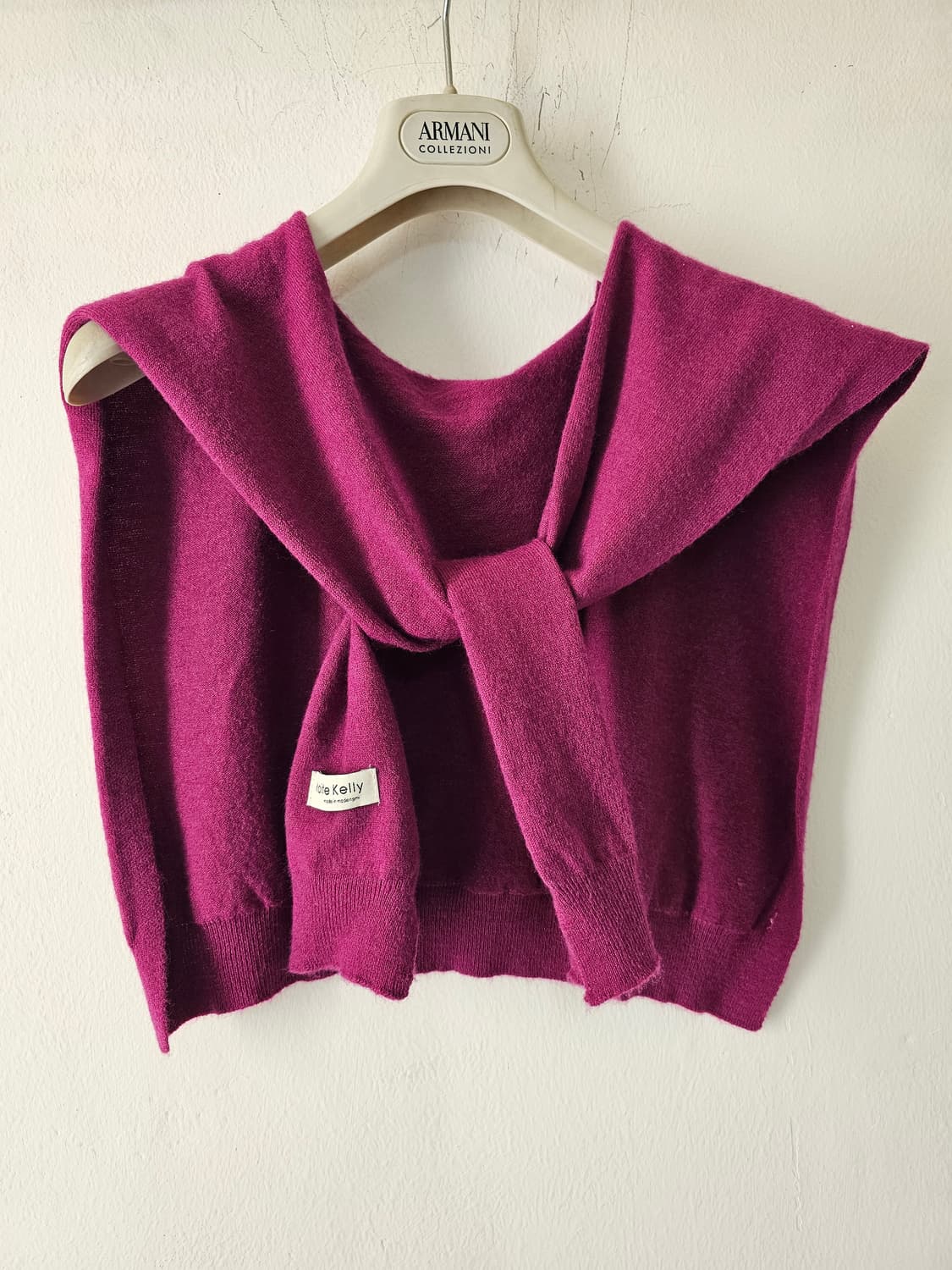 마이테켈리 정품 디자인 특이한 플럼색상 니트 free 상태최상 상품이미지1