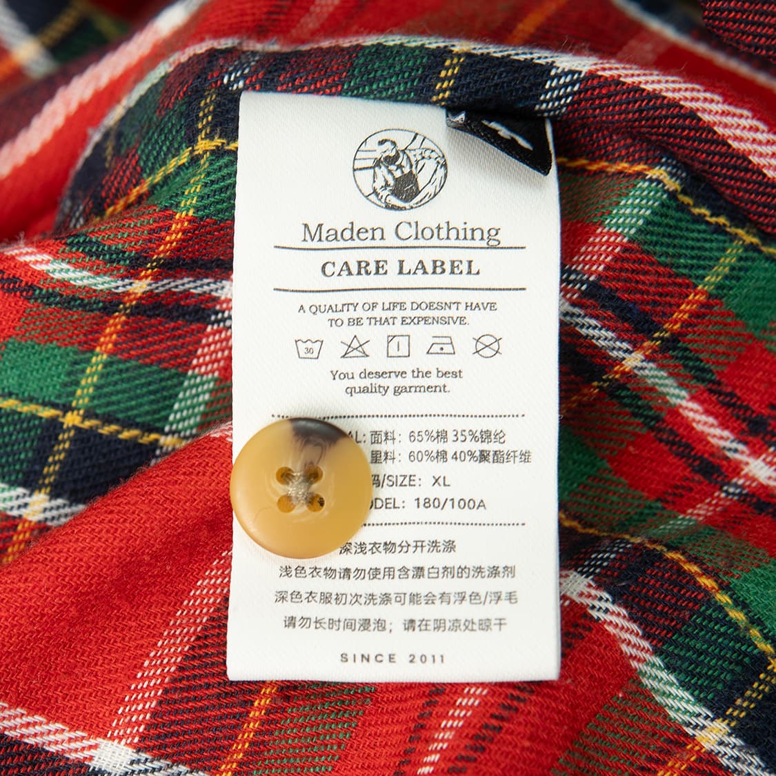 [110] MADEN 코튼 나일론 해링턴 자켓 베이지  상품이미지8