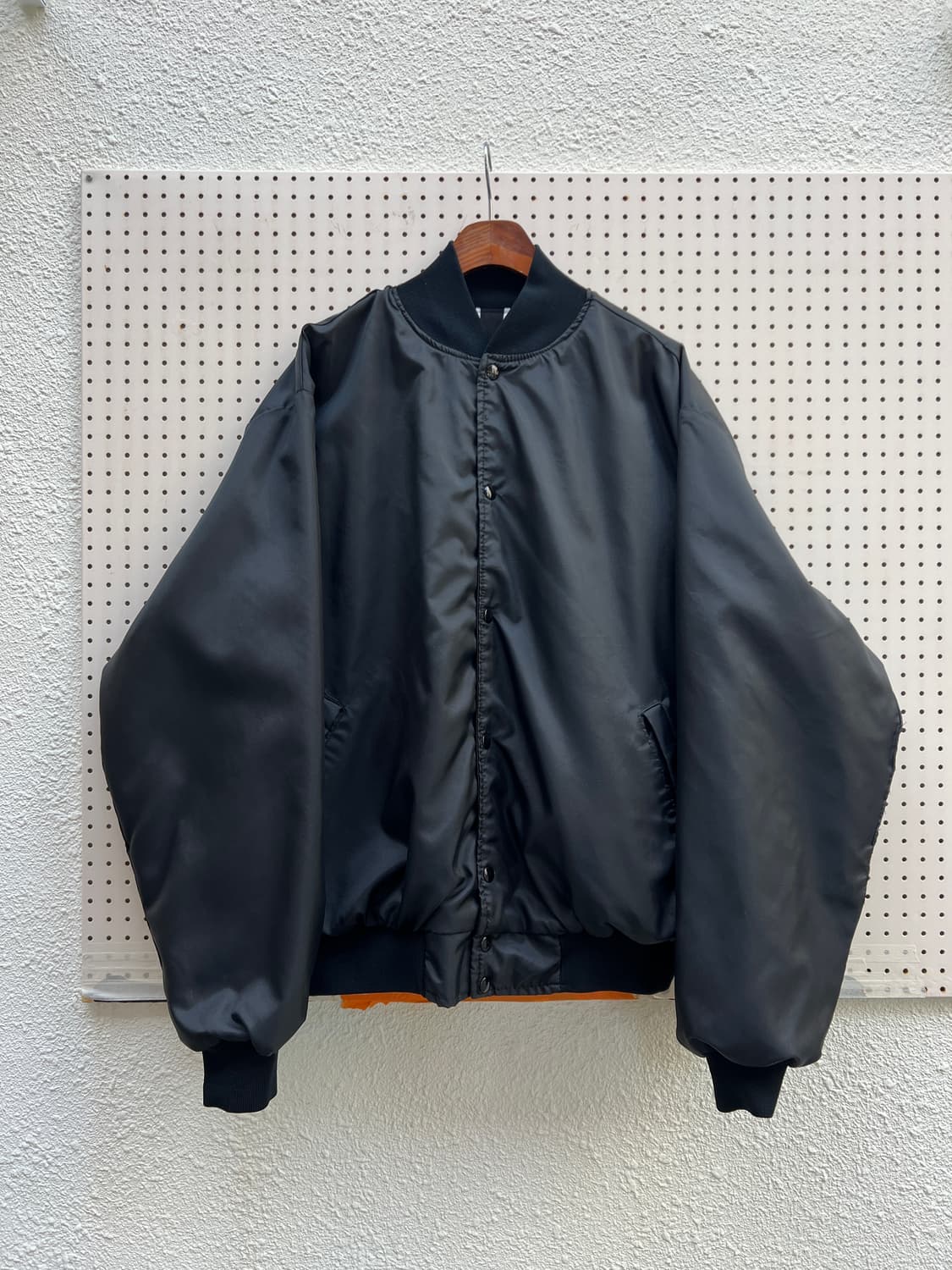 1980/90s HONIGS WHISTLE STOP 빈티지레프리양면봄버 상품이미지3