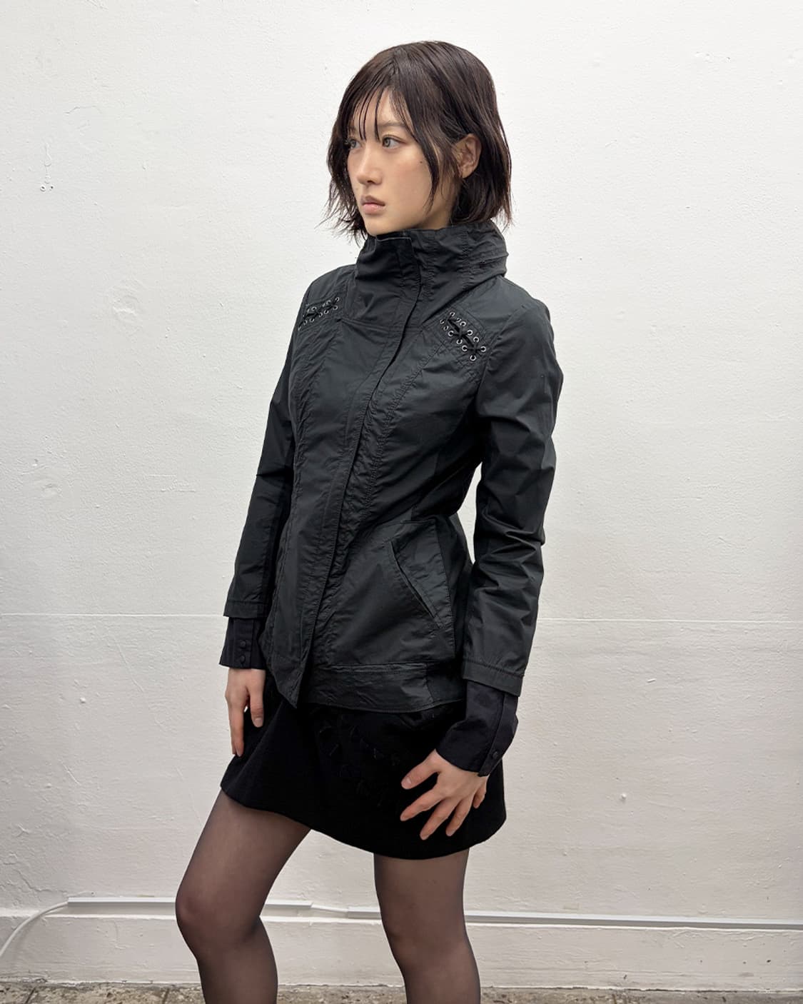 리츠코 시라하마 레이스업 자켓 상품이미지3