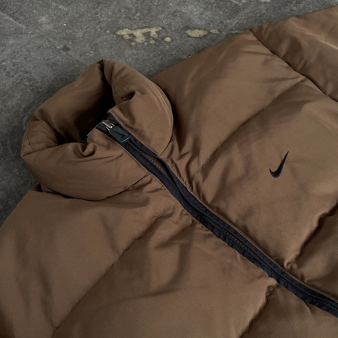 우주매물 00s 나이키 브라운 뉴챔프 패딩 올드스쿨 점퍼 L 100 상품이미지3
