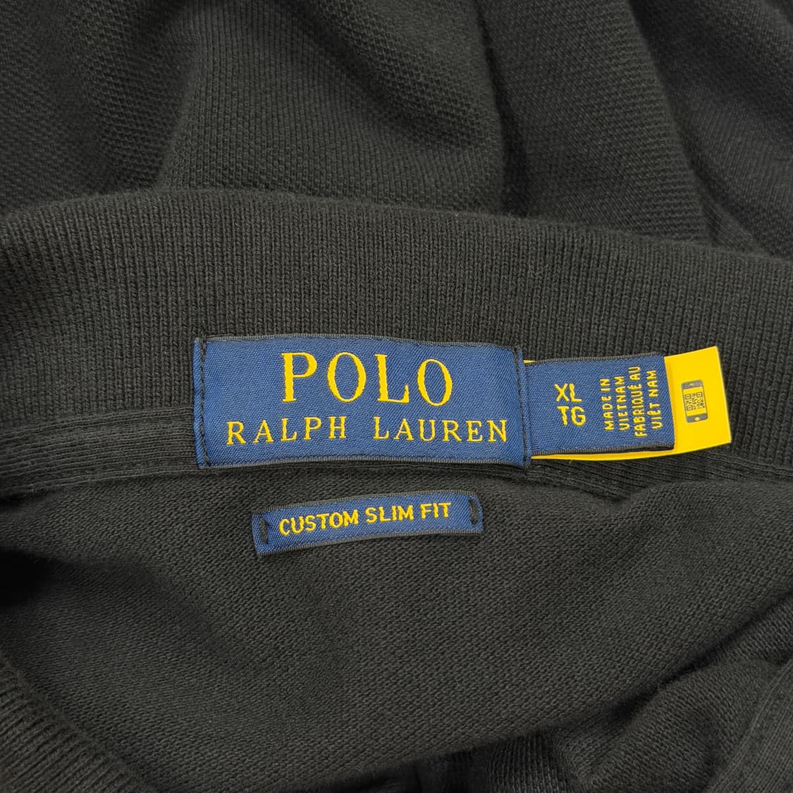 폴로 랄프로렌 QR 빅포니 PK 긴팔 카라티 블랙 XL 상품이미지5