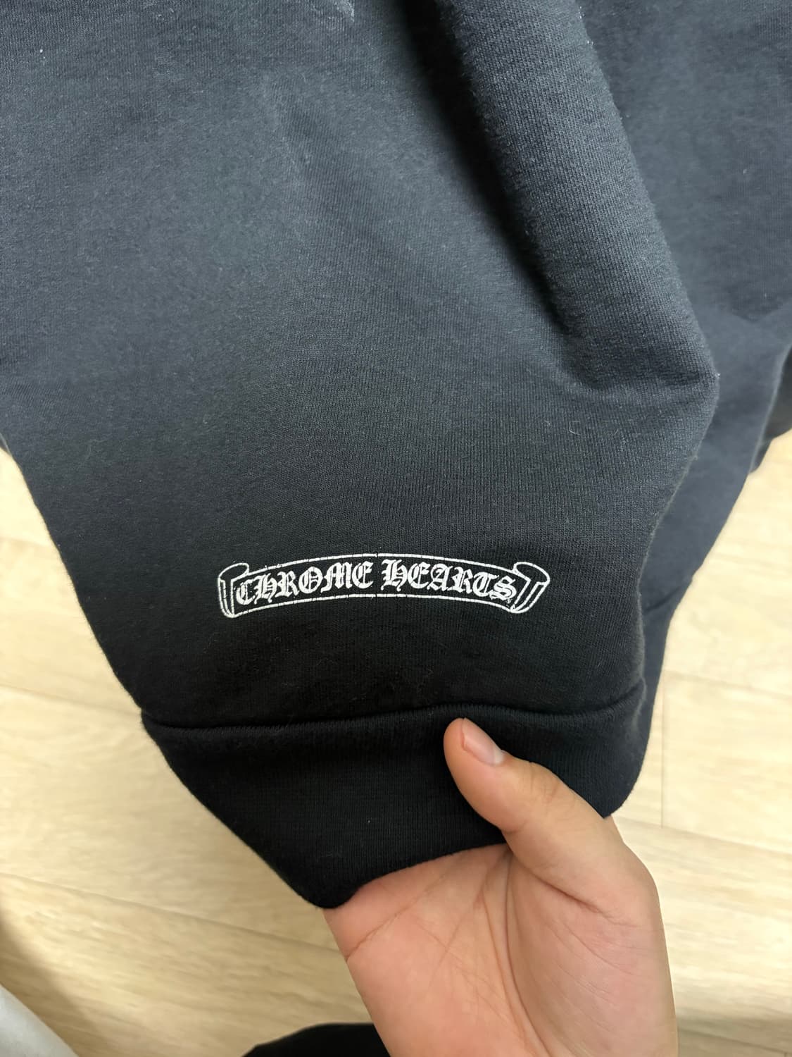 (정품, XL사이즈) 크롬하츠 티바로고 홀스슈 후드집업 상품이미지6