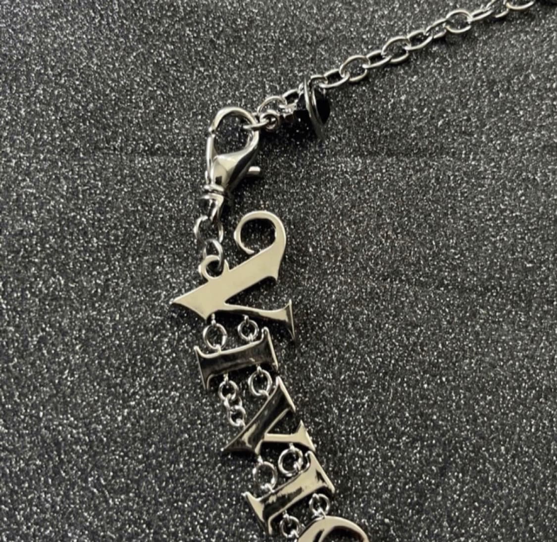 비비안웨스트우드 아카이브 레터링 orb 각인 초커 목걸이 상품이미지3