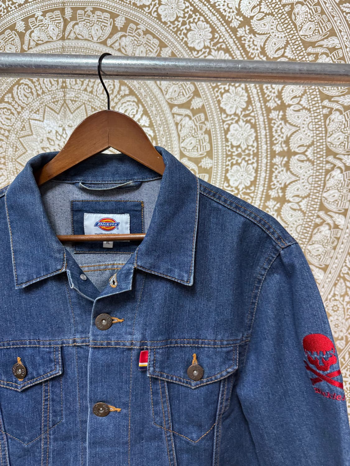 디키즈 해골 자수 데님 트러커 (Z1098) 상품이미지4