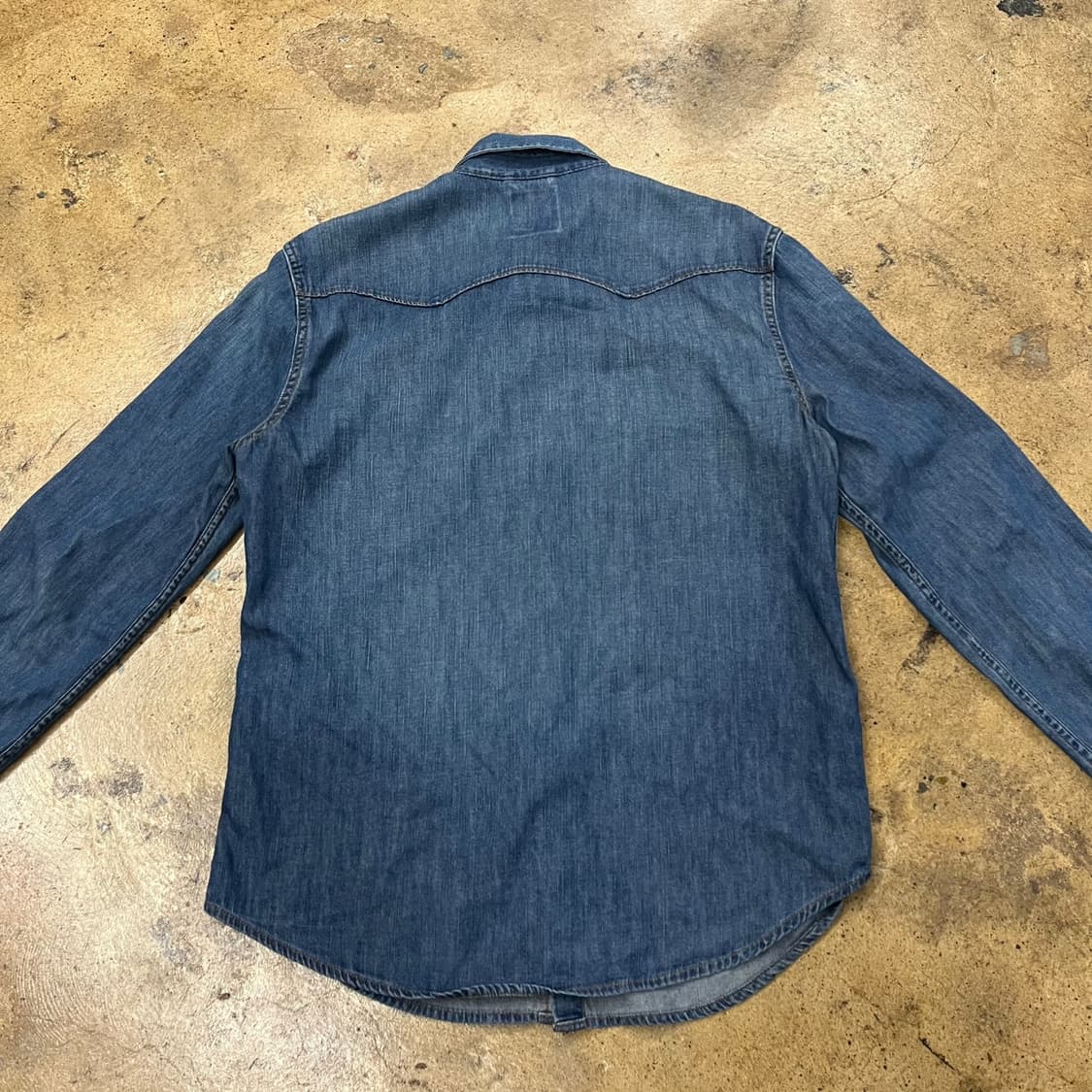 [정품/M] 리바이스 데님 웨스턴 셔츠 남방 b8 상품이미지4