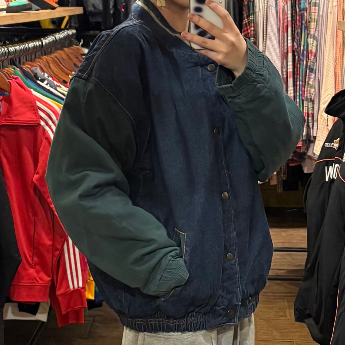 [HI] VTG 데님바시티자켓 진청 상품이미지4