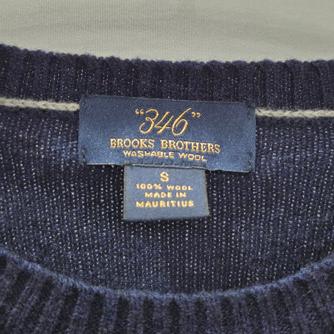 브룩스브라더스 울 니트 네이비 S  상품이미지2