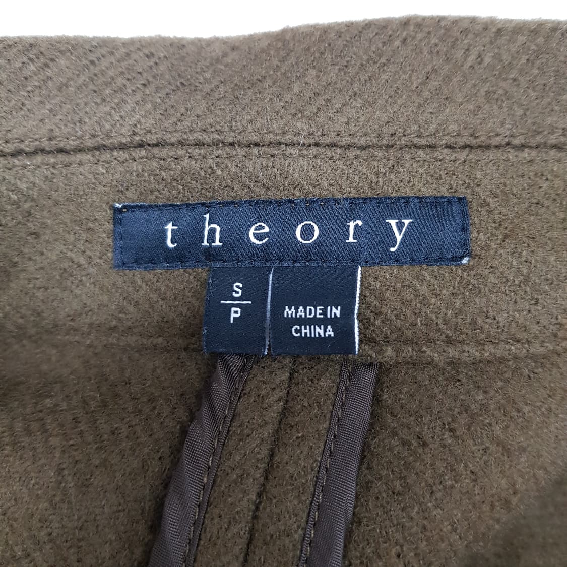 띠어리 THEORY 카라넥 더블 버튼 코트 P사이즈 상품이미지8