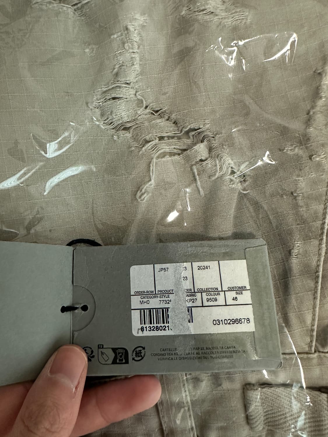 [46] 발렌시아가 립스탑 카고 팬츠 상품이미지8